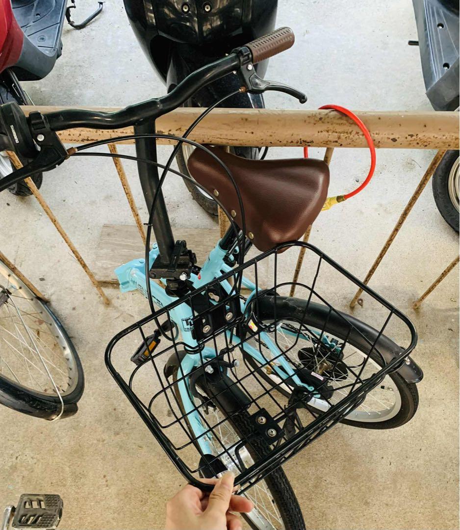 MAGNIFICENT 折りたたみ自転車 水色の通販はau PAY マーケット - 輸入