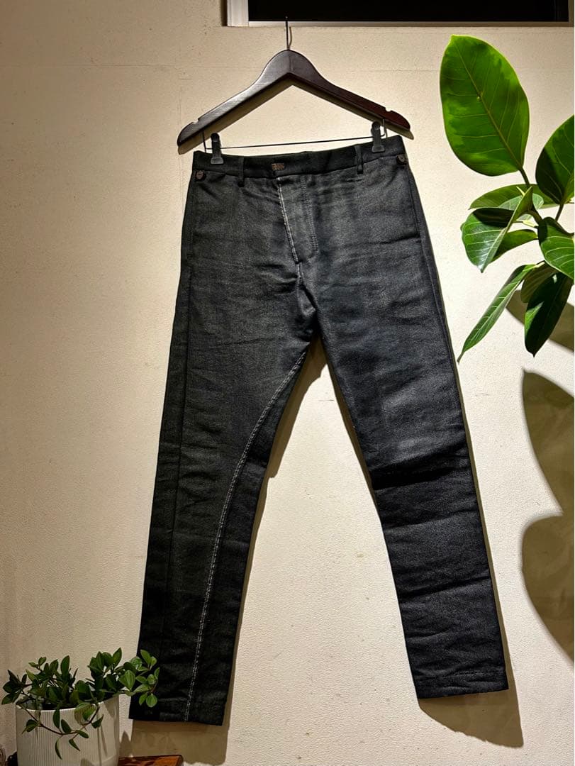 美シルエット】taichimurakami ラミーデニムパンツ サイズ6