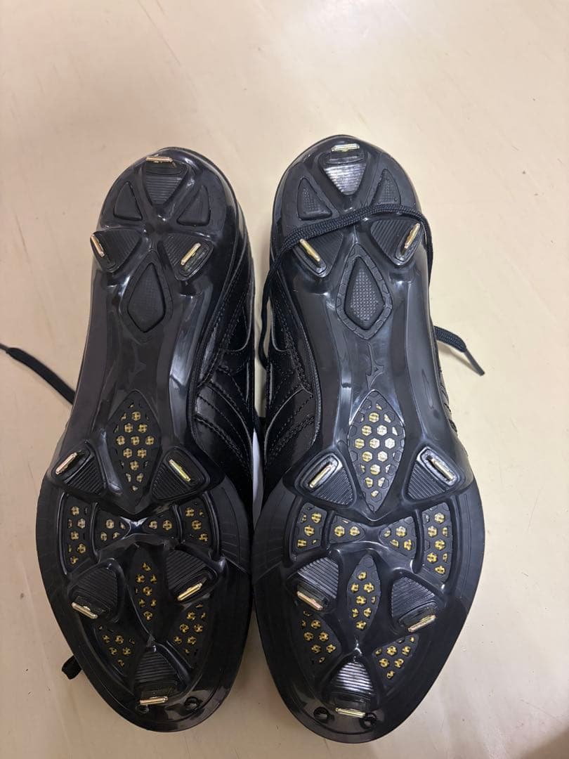 【最安値】Mizuno ブラック スパイクシューズ 26.5cm