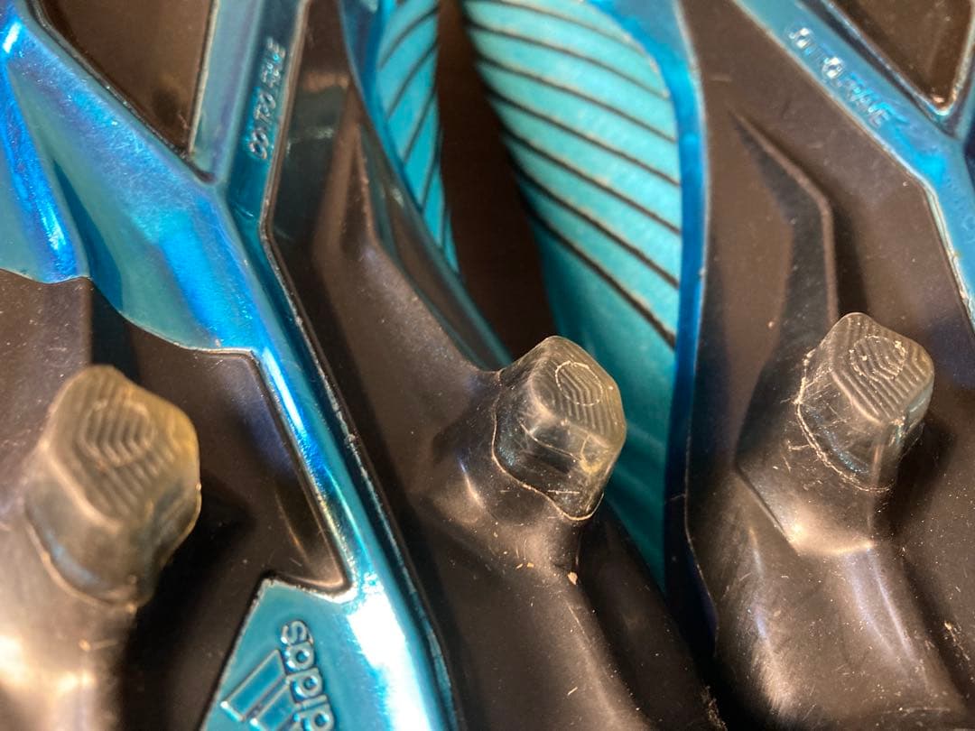 アディダス プレデター19+ sg 27.5cm ブルー サッカースパイク 緑