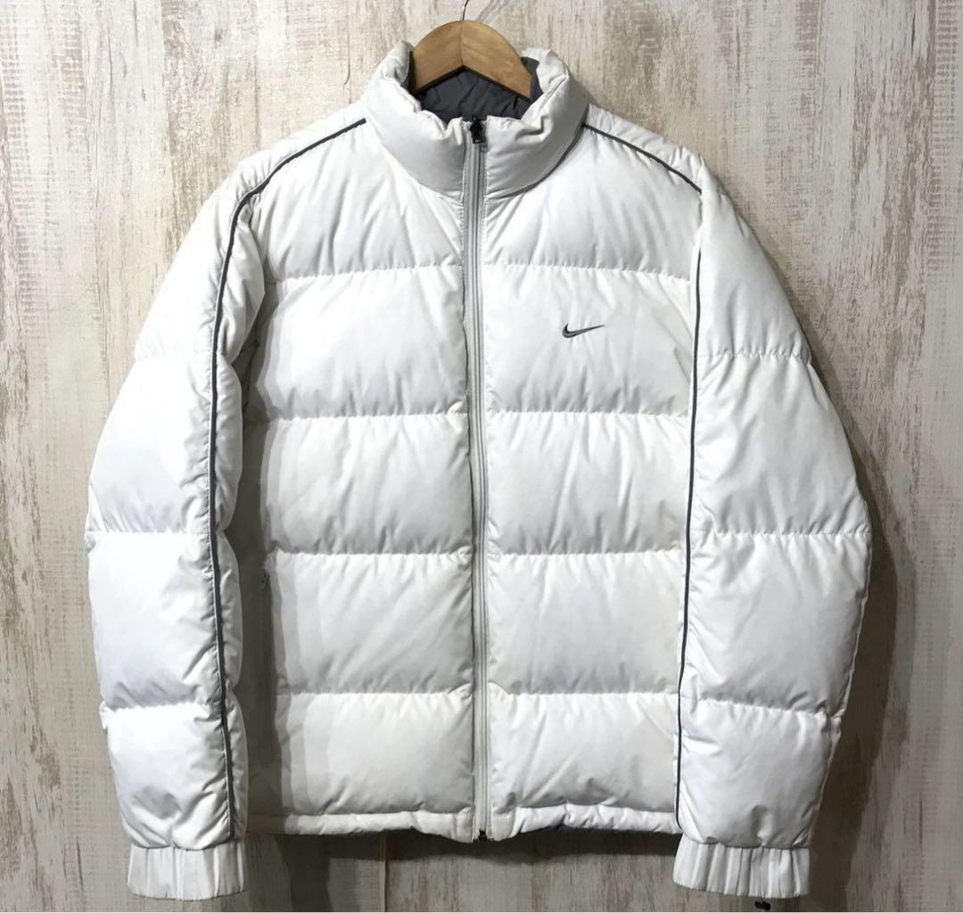 Nike 00s ダウンジャケット リバーシブル - メルカリ