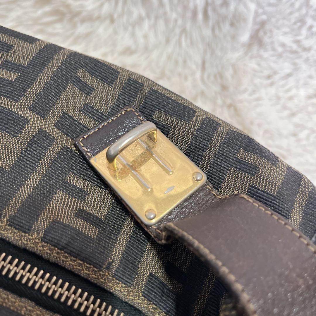 FENDI フェンディ ズッカ柄　ハンドバッグ　バニティバッグ　希少　レア