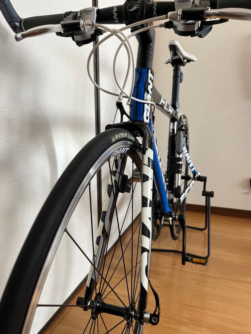 送料込み／希少美品】GIANT FCR1クロスバイク ブラック/ブルーSサイズ