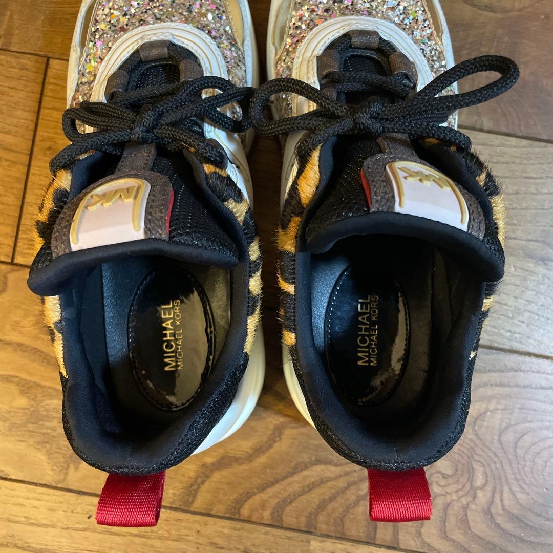 MICHAEL KORS OLYMPIA 厚底スニーカー　24cm