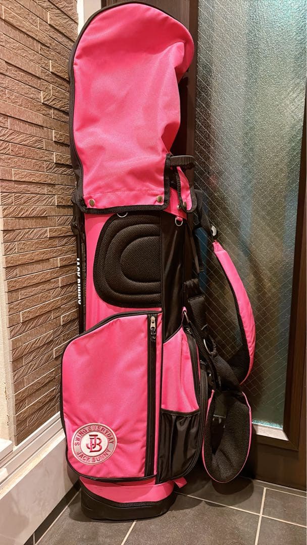 JACK BUNNY キャディバッグ スタンド式 ゴルフ ジャックバニー ピンク