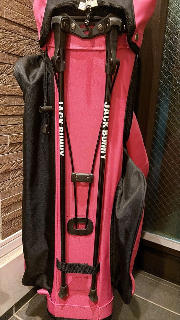 JACK BUNNY キャディバッグ スタンド式 ゴルフ ジャックバニー ピンク