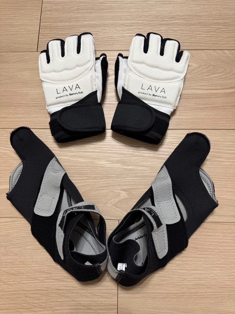 LAVA ラバ 暗闇キックボクシング グローブ（M）シューズ（L） - メルカリ