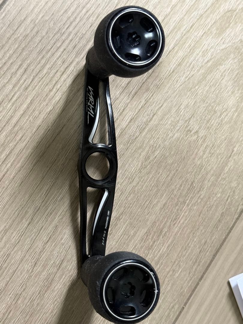 DRT バリアル ハンドル 95 ブラック レンチ、ナット付き