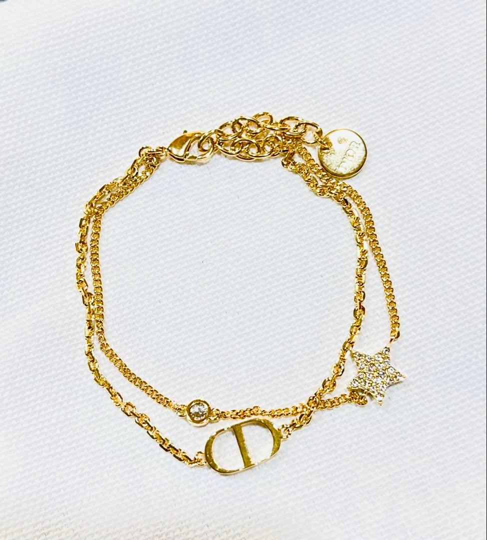 【新品未使用】Dior ディオール Petit CD ダブルブレスレット