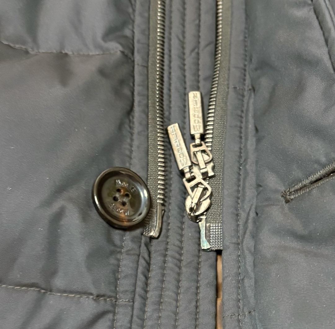 MooRER BARBIERI KMコヨーテファー極上品質ダウンコート 48