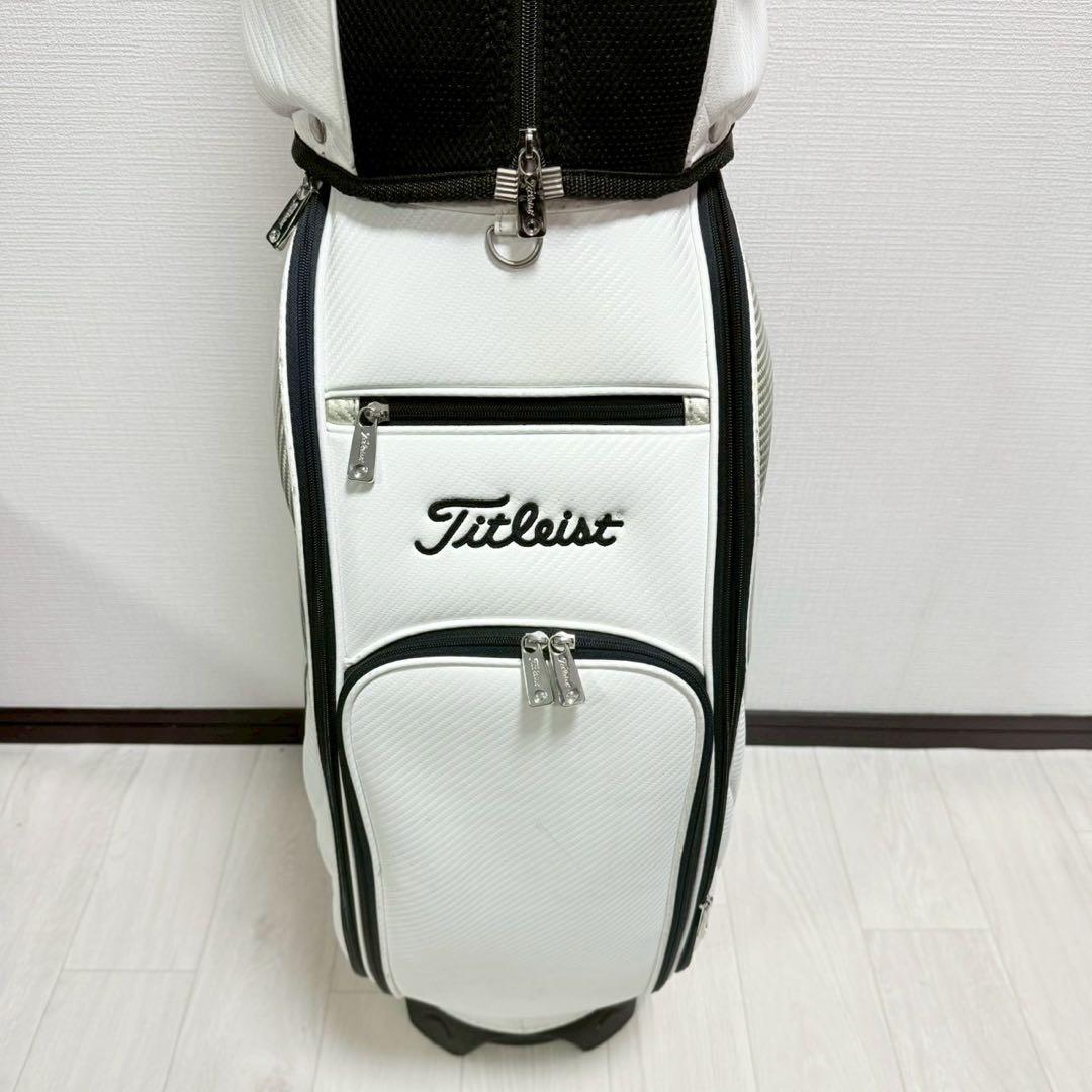 Titleist タイトリスト 9型 アスリート スタッフバッグ 美品 ホワイト