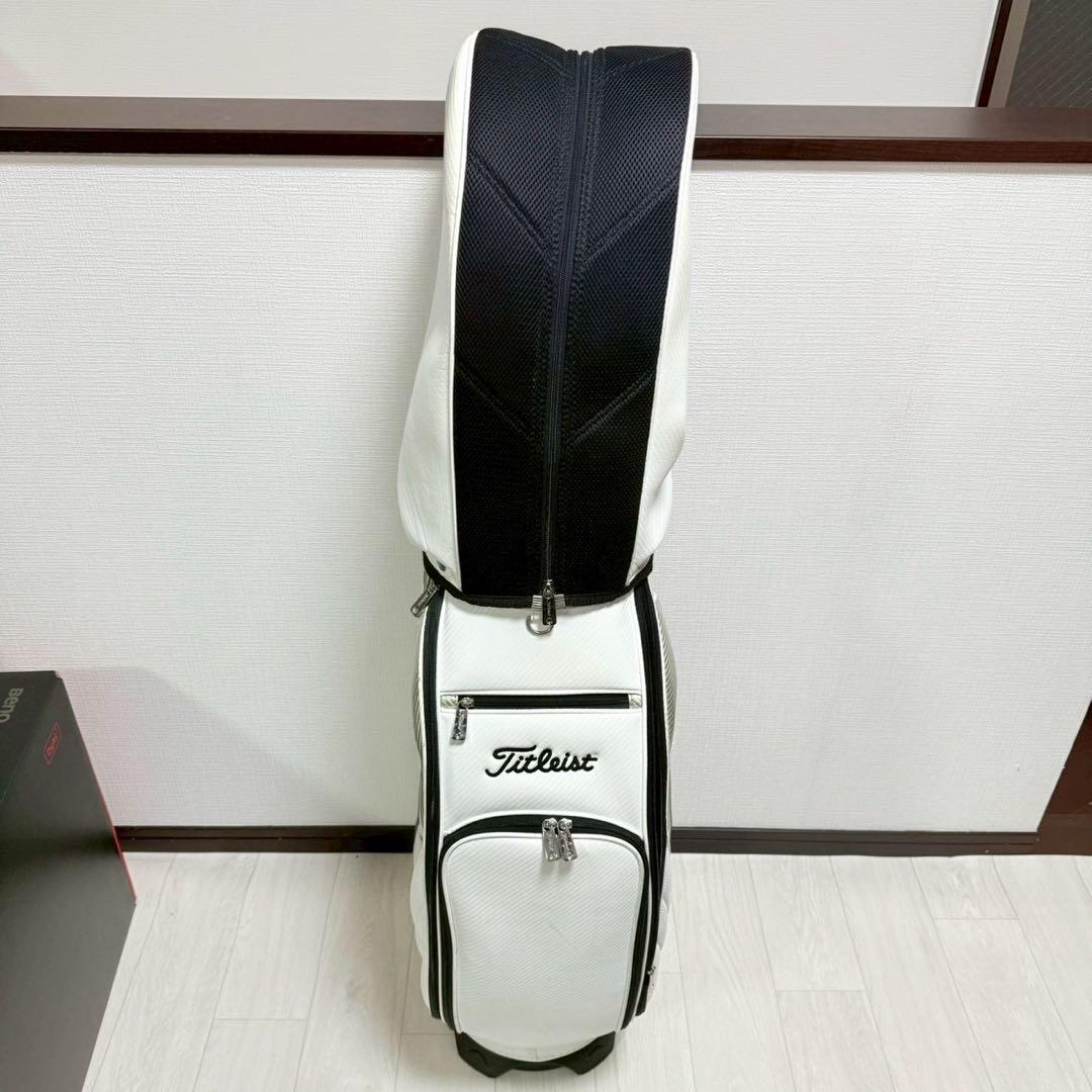 Titleist タイトリスト 9型 アスリート スタッフバッグ 美品 ホワイト