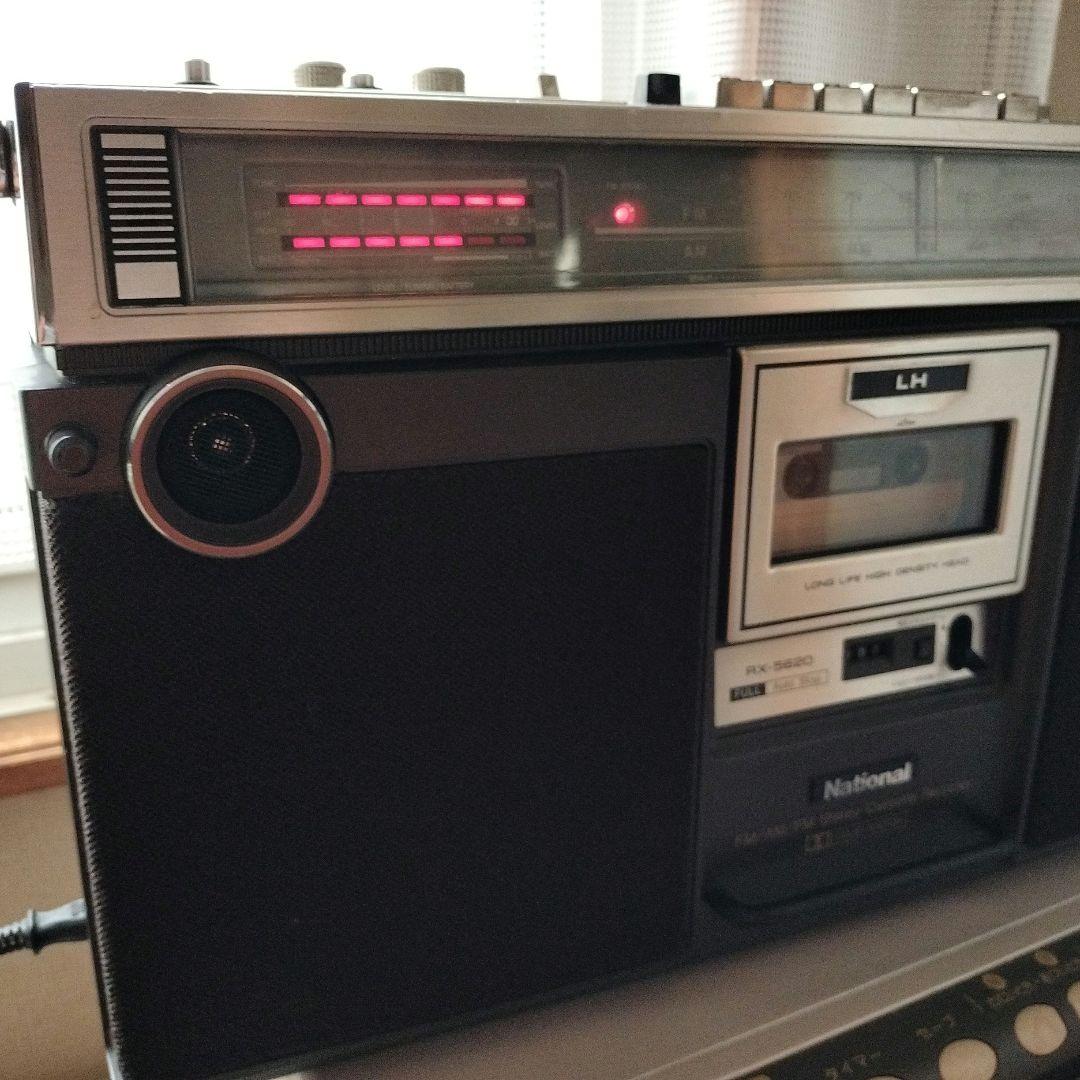 National RX-5620 ラジカセ 昭和レトロ FM／AM 2バンド - メルカリ