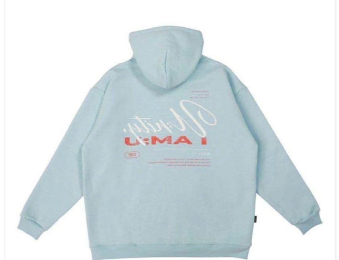 中島健人 I AM:U パーカー light blue small FC限定 - メルカリ