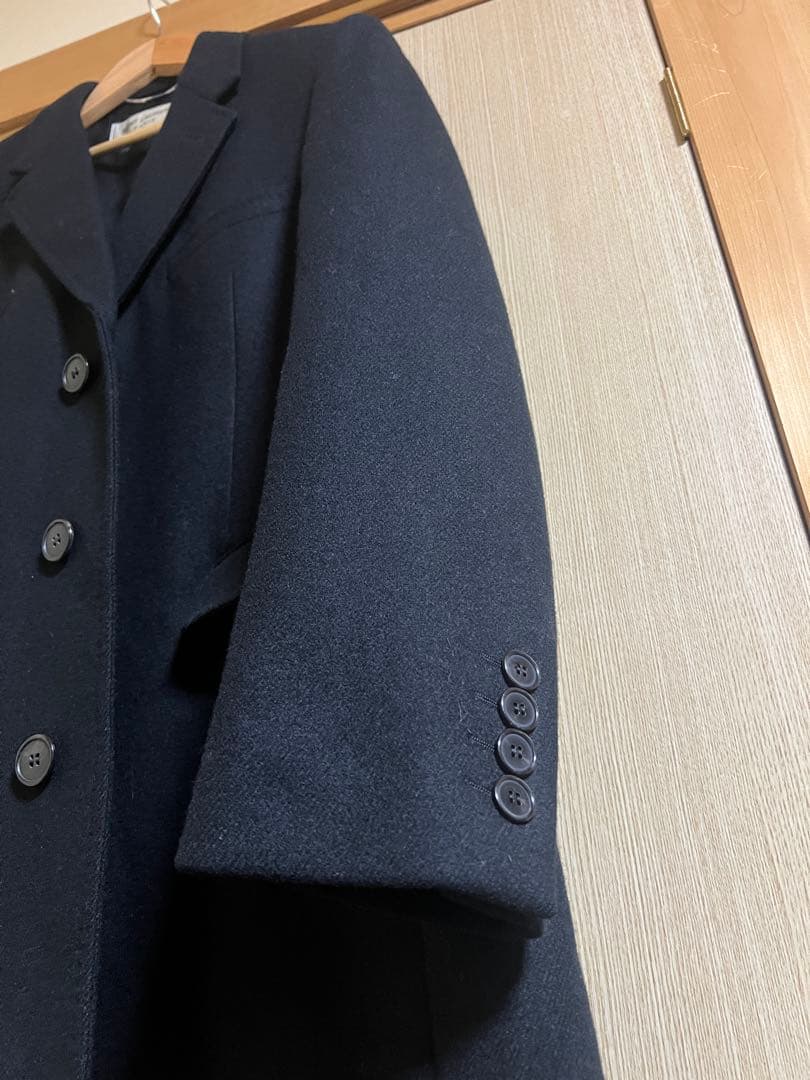 エディ期 サンローラン 2016AW チェスターコート ロング丈 ウール