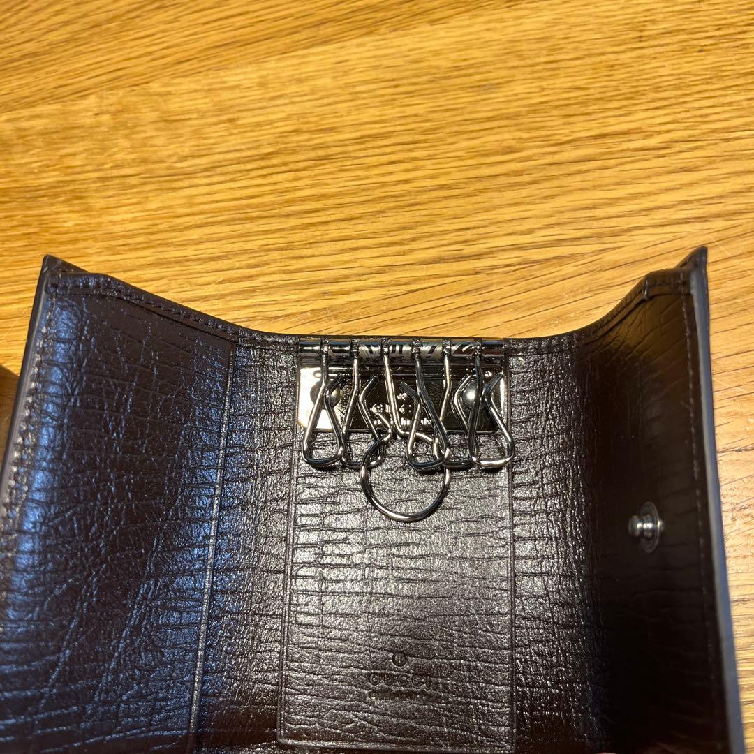 【未使用】GUCCI 箱付　キーケース 6連 GG柄　グッチ