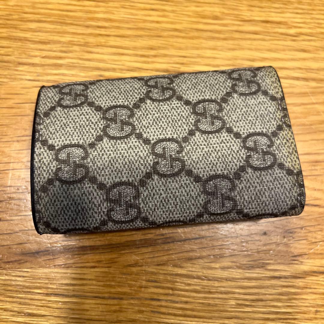 【未使用】GUCCI 箱付　キーケース 6連 GG柄　グッチ