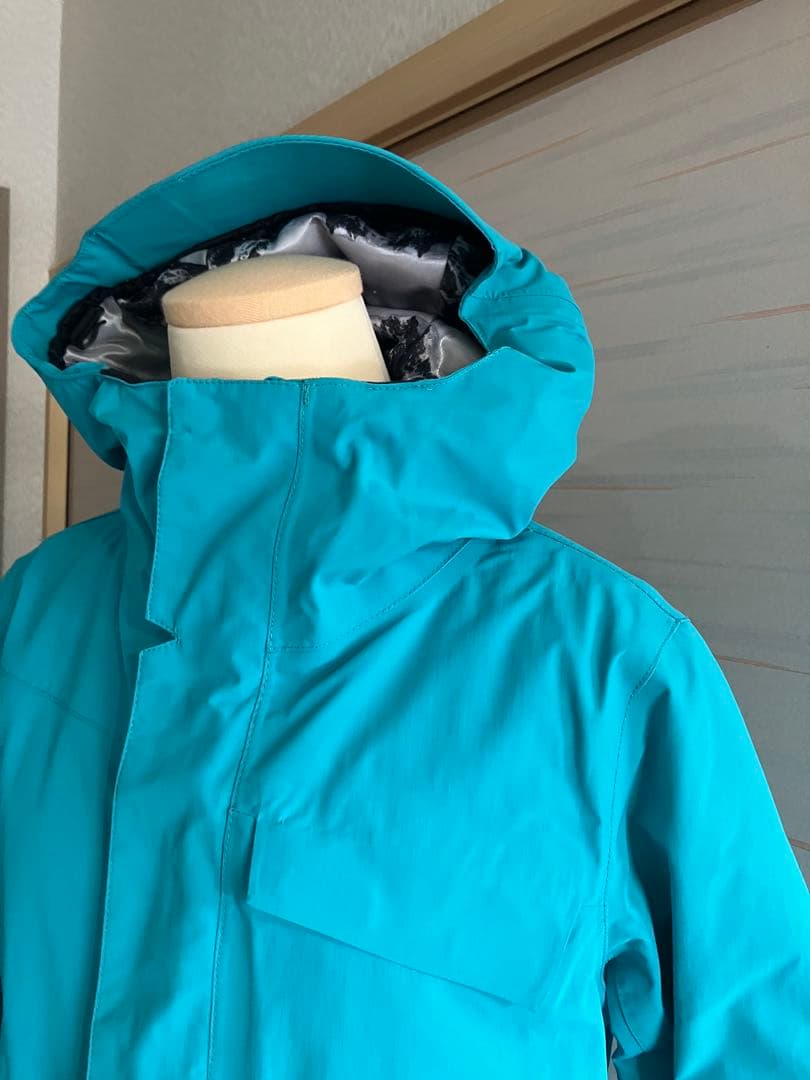 VOLCOM ゴアテックス　ターコイズブルースノーボードジャケット　S