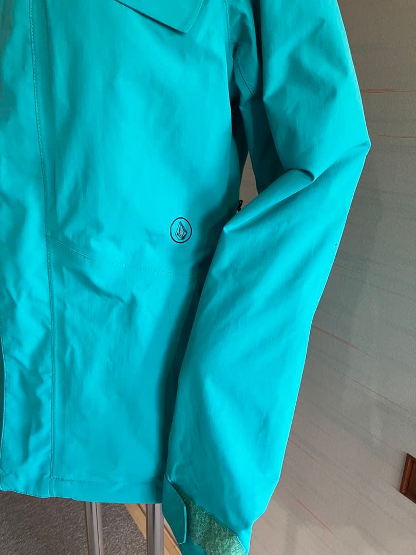VOLCOM ゴアテックス　ターコイズブルースノーボードジャケット　S