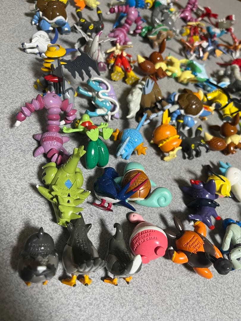 ポケモン フィギュア モンコレ まとめ売り 刻印入り 当時物 63個