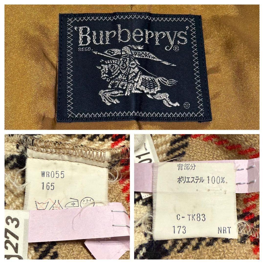 【Burberry‘s】メンズ ステンカラー コート ライナー付 ノバチェック