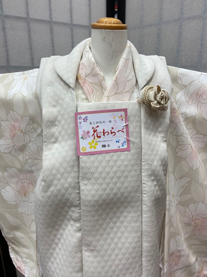 年末年始 特価 花はらべ3才6点被布セット ☆ 水彩花／くすみ