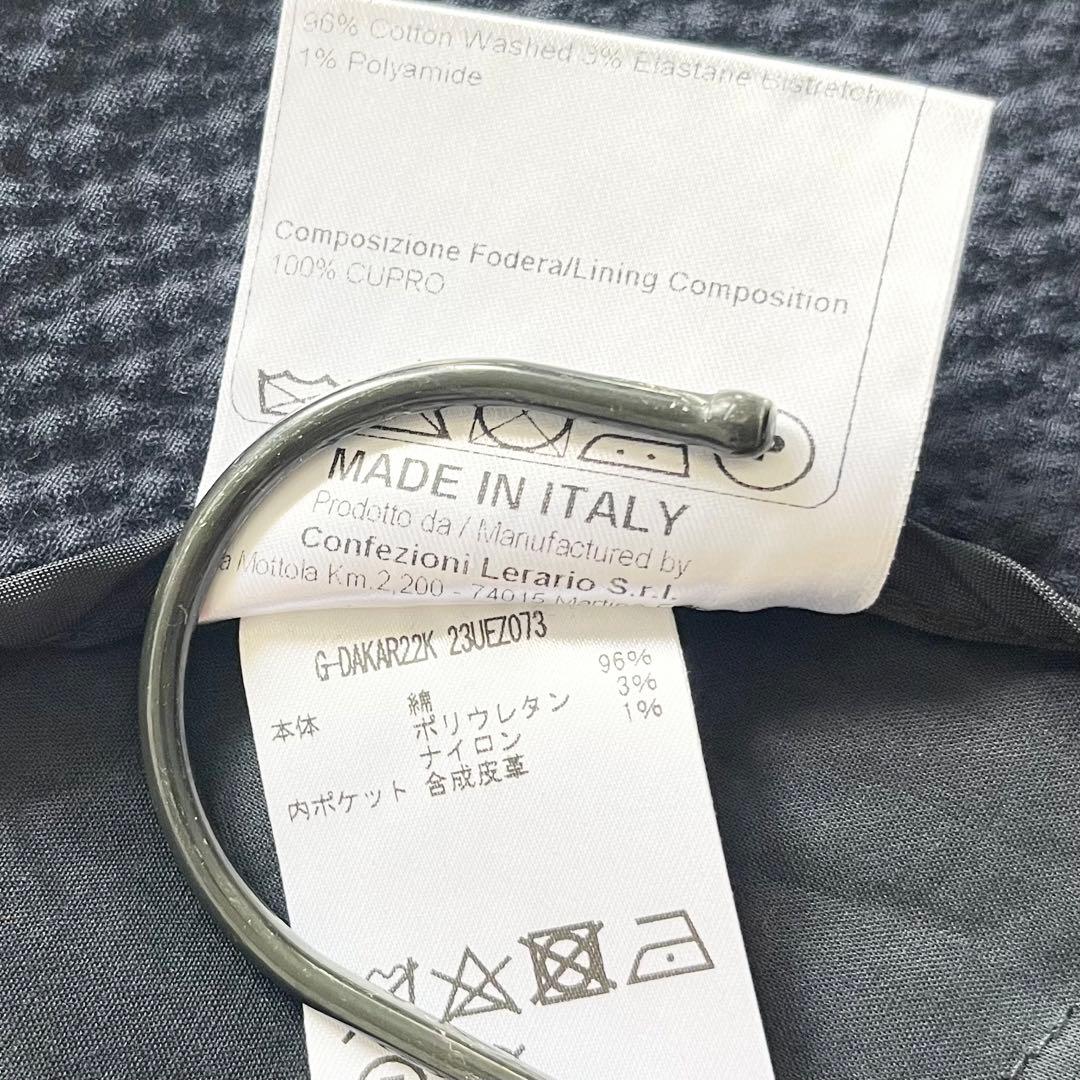 <美品>TAGLIATORE dakar 新ロゴ シアサッカー ジャケット42