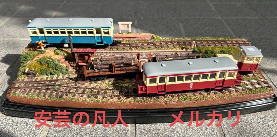 HOナロー(軌間9mm)52鉄道模型ジオラマ ヤードのある風景 - メルカリ