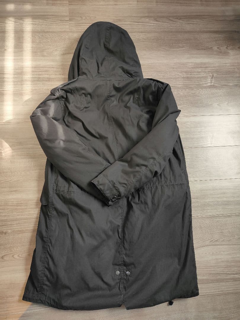 ATTACHMENTブラックモッズコート 2