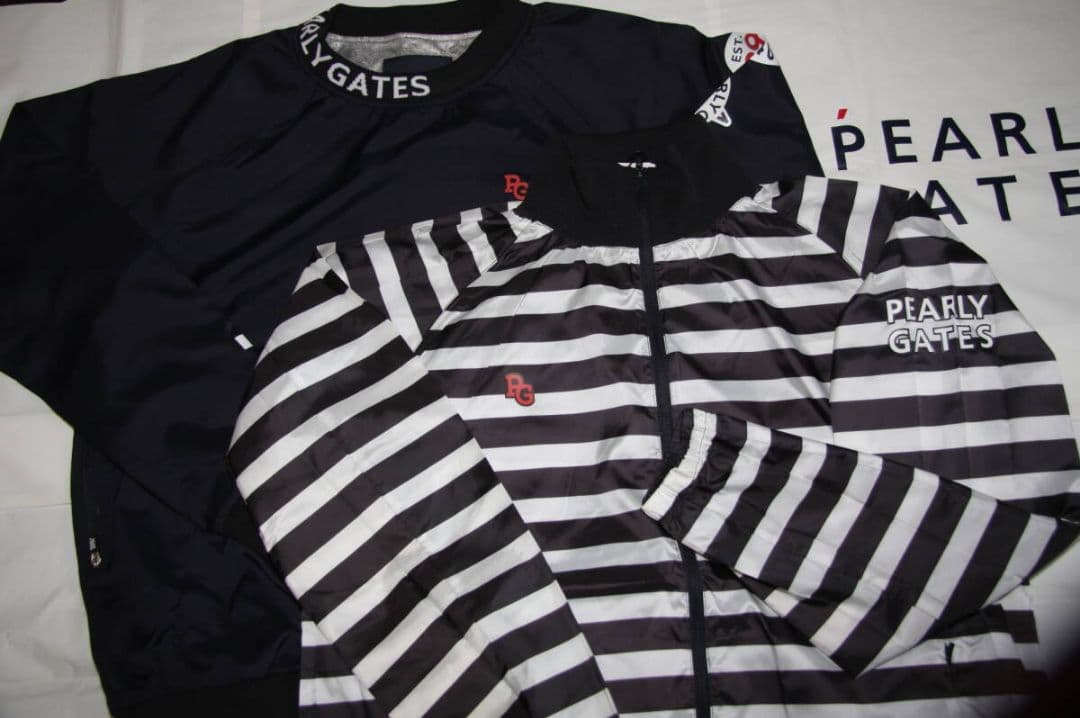 PEARLY GATES ネイビー ストライプジャケット