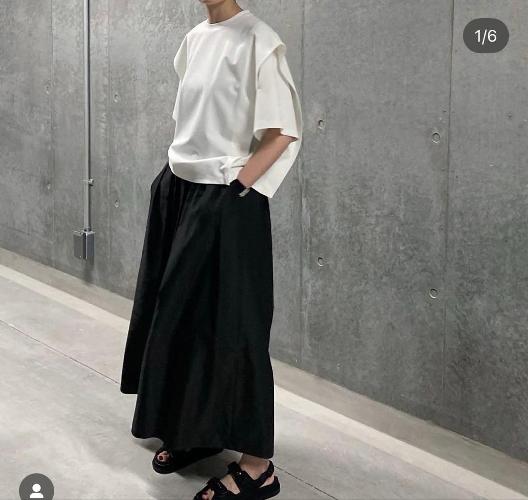 タグ付き新品！LOHEN再販スカートパンツ　黒　ローヘンスカートパンツ