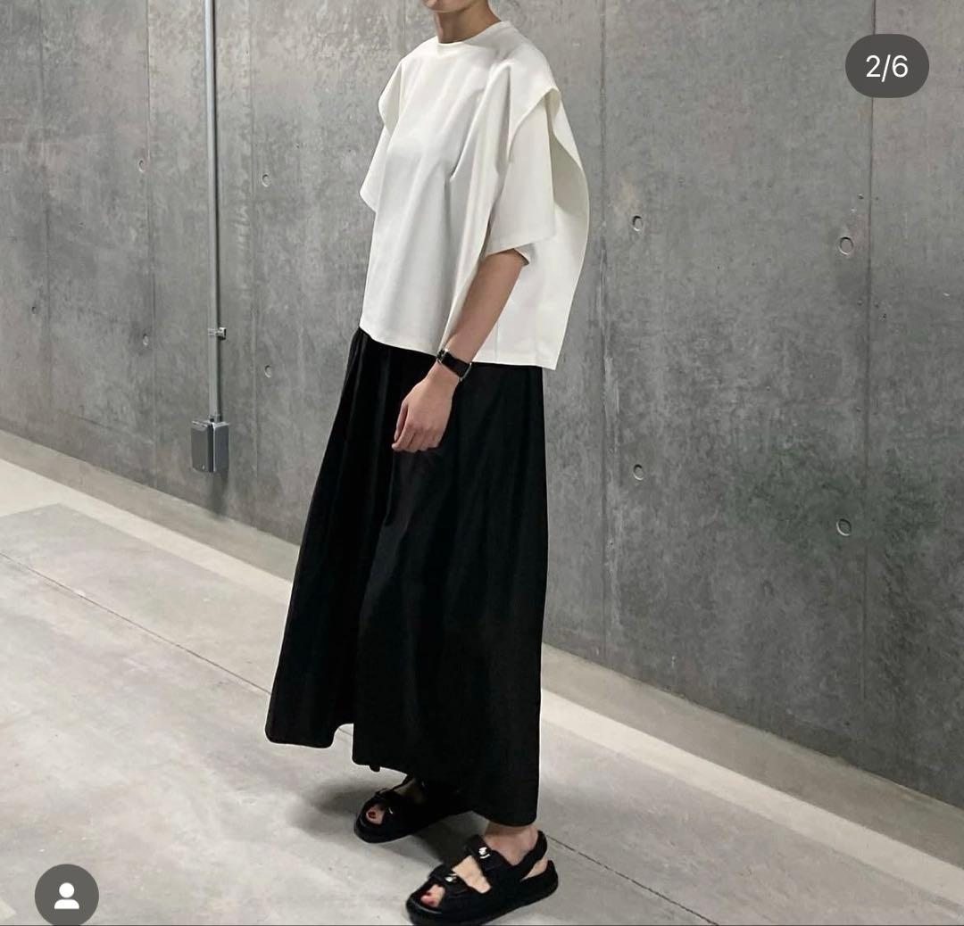 タグ付き新品！LOHEN再販スカートパンツ　黒　ローヘンスカートパンツ