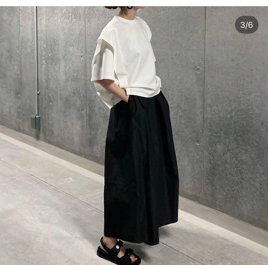 タグ付き新品！LOHEN再販スカートパンツ　黒　ローヘンスカートパンツ