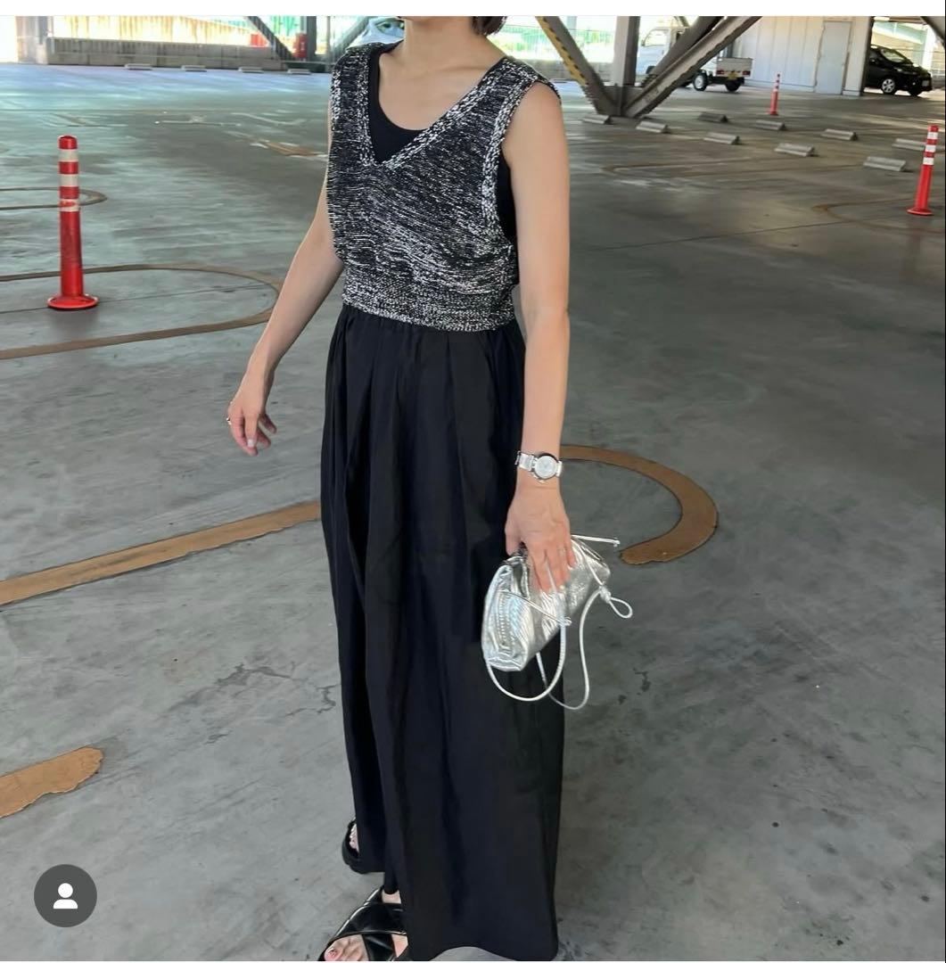 タグ付き新品！LOHEN再販スカートパンツ　黒　ローヘンスカートパンツ