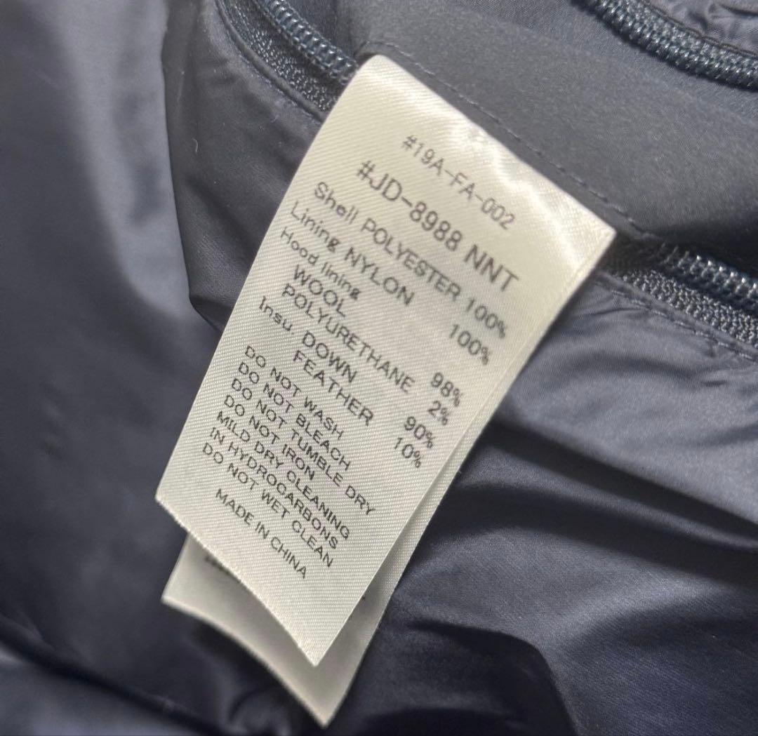 DANTON ダウンジャケット ネイビー 40