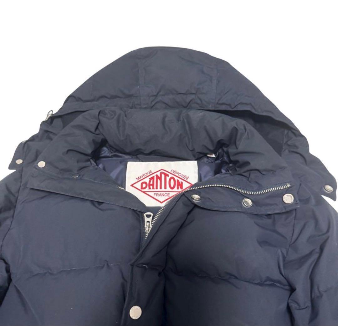 DANTON ダウンジャケット ネイビー 40