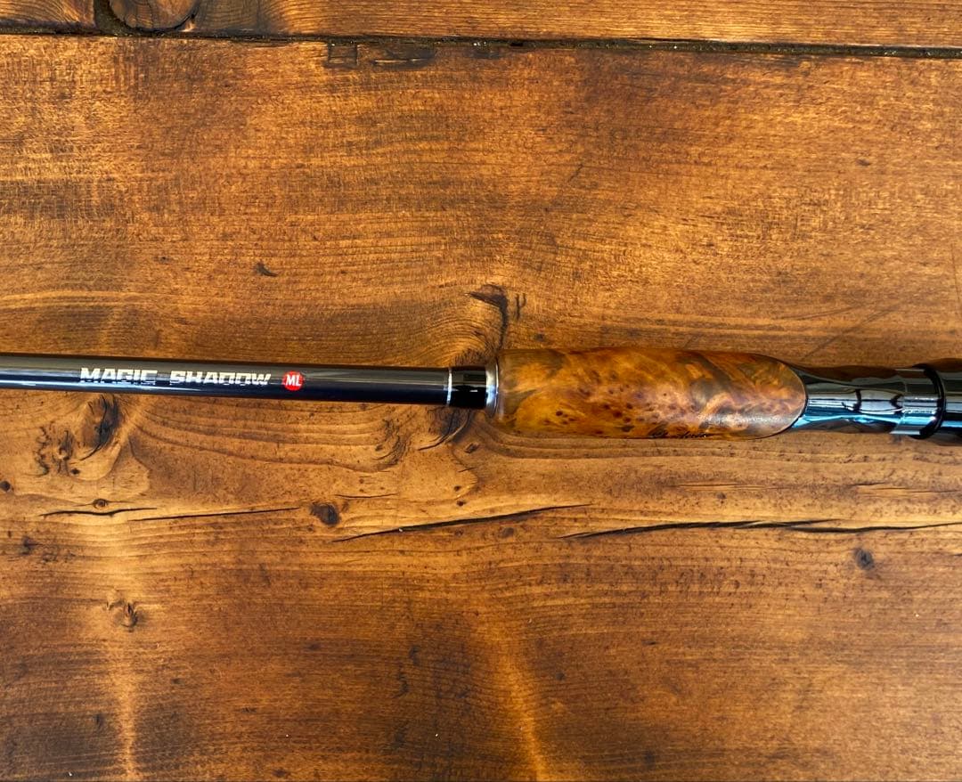 スピニングロッド S702ML バスロッド バス釣り トラウト ウッドグリップ