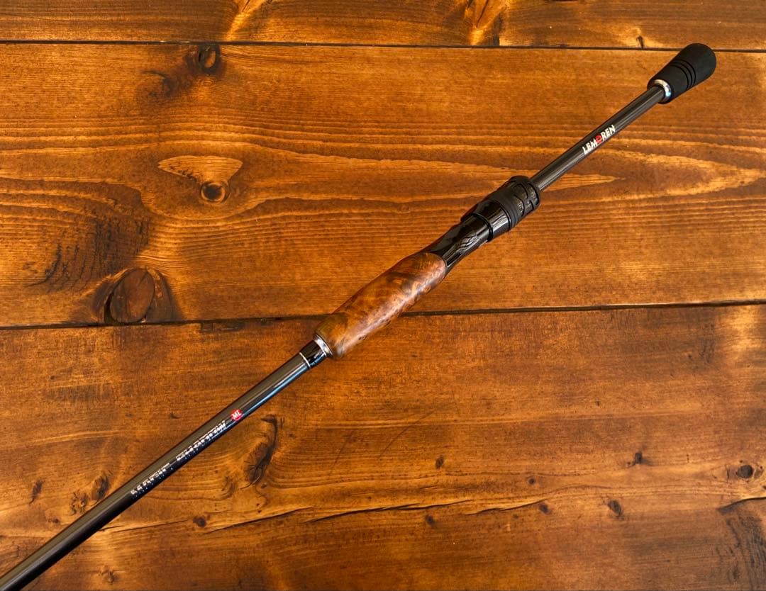 スピニングロッド S702ML バスロッド バス釣り トラウト ウッドグリップ