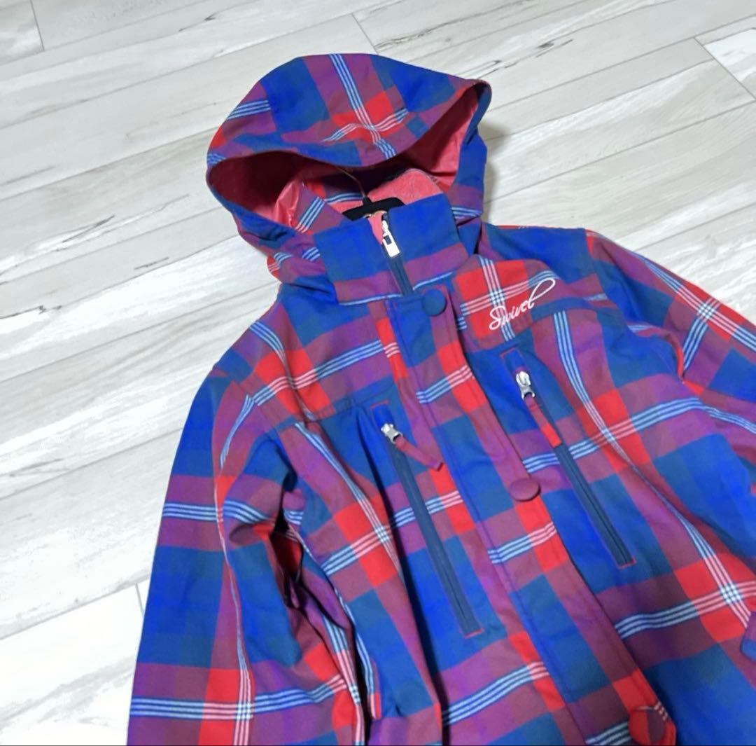 【美品】swivel スノーボードウェア スキー　上下　チェック　LL