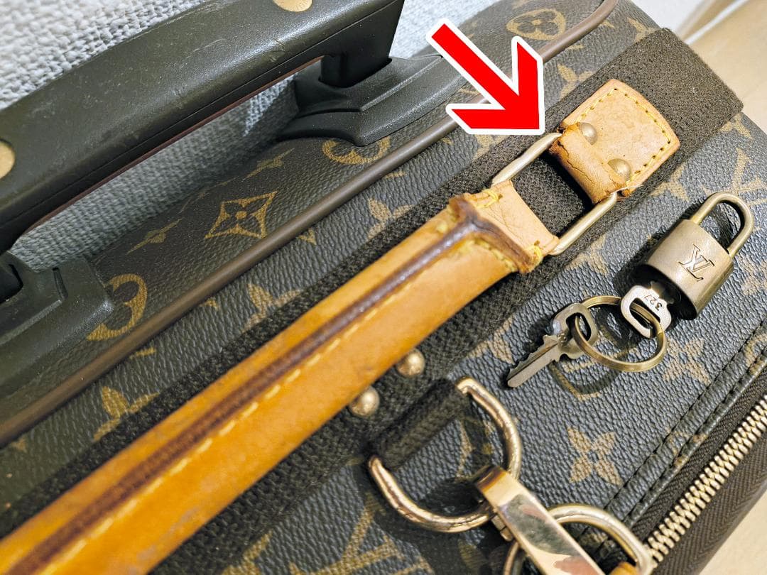 【使用感あり】ルイ・ヴィトンのスーツケース（日本正規店で購入）