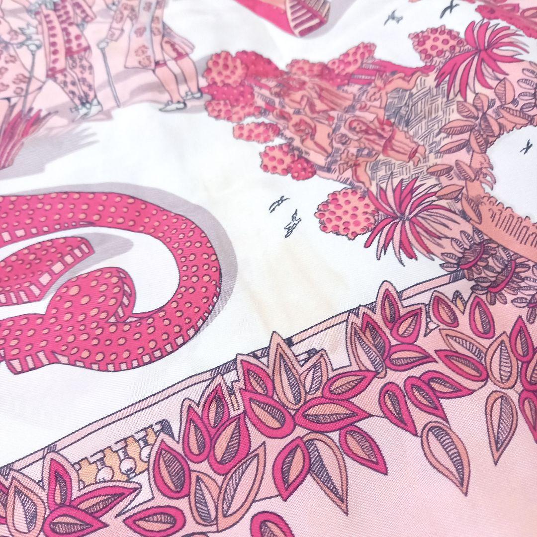 HERMES LE PARADIS DU ROY 王の楽園 カレ90 スカーフ