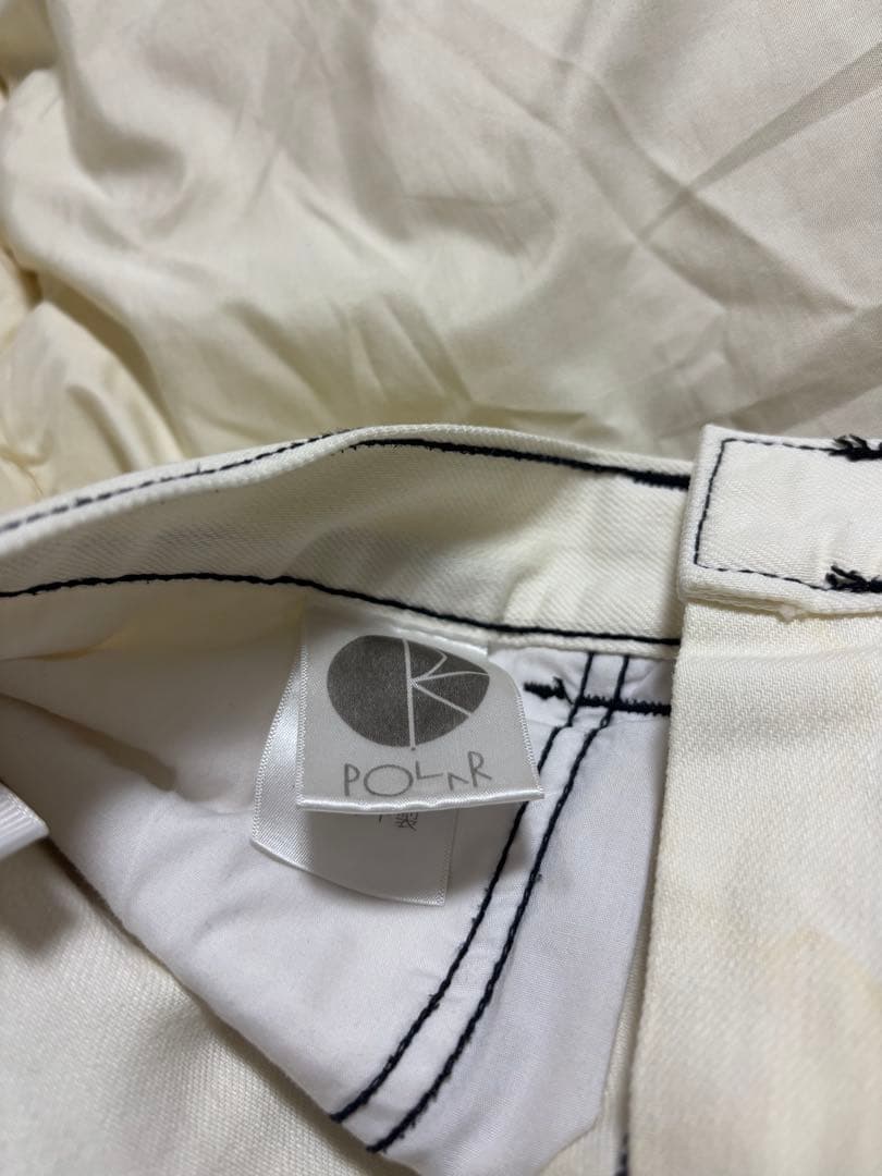 POLAR SKATE BIGBOY ビックボーイ ホワイト S 旧ロゴ