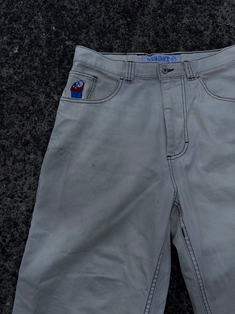 POLAR SKATE BIGBOY ビックボーイ ホワイト S 旧ロゴ