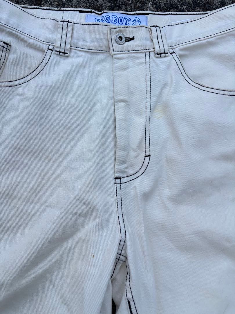 POLAR SKATE BIGBOY ビックボーイ ホワイト S 旧ロゴ