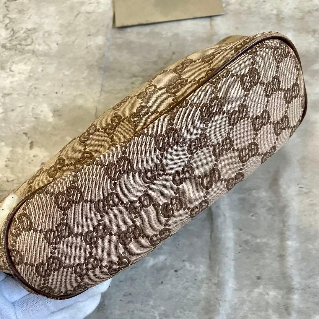 GUCCI グッチ アクセサリーポーチ gg柄 スプリーム プレート キャンバス