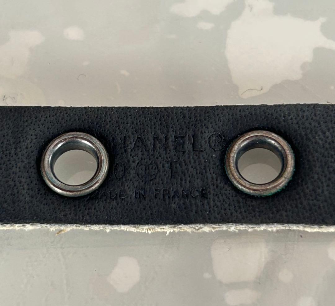 《これ以上の値下げ不可。》CHANEL♡ パイソンレザーバングル♡ レア品♡