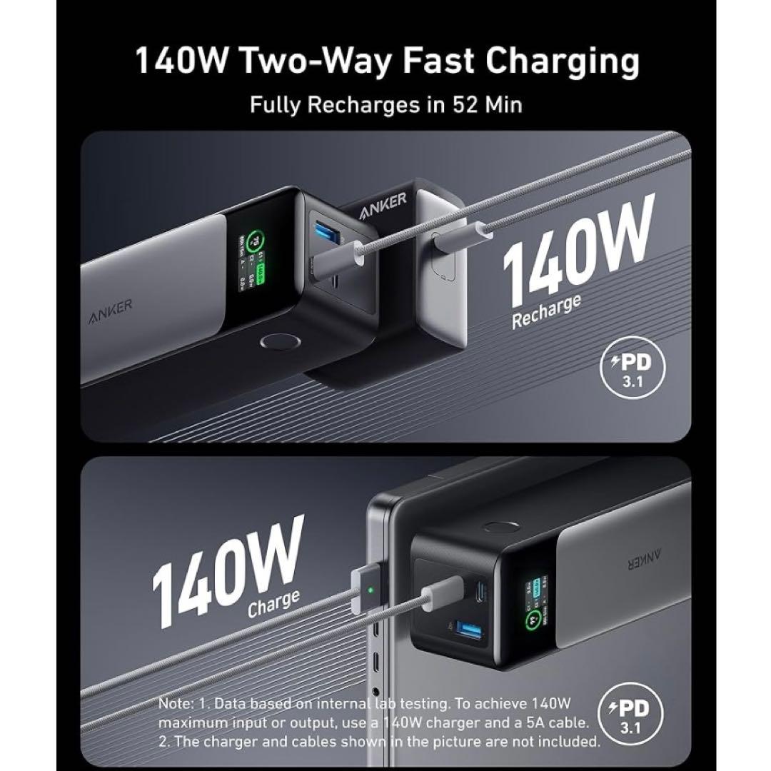 ベ*。様 Anker 737 Power Bank PowerCore 2400