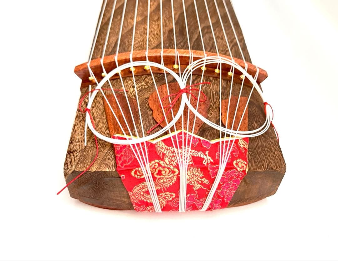 【美品】文明箏 ひばり 琴 短箏