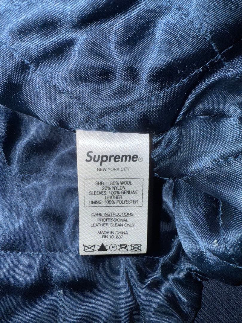Supreme 19AW Team Varsity Jacket スタジャンXL