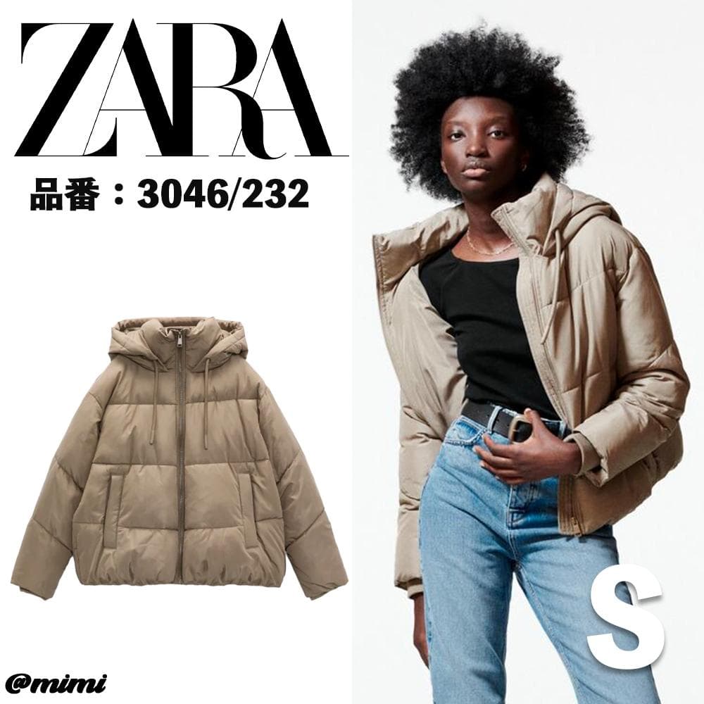 ZARA ウォーターレペレント パフジャケット - メルカリ